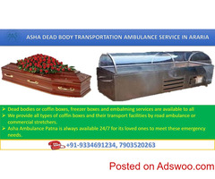 Dial up Bihar's Top Quality Road Ambulance Service from Patna to Delhi | ASHA