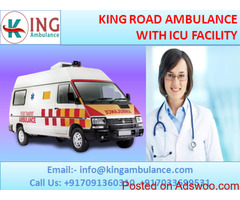 Pick Low-Fare Ambulance Service in Muzaffarpur by King