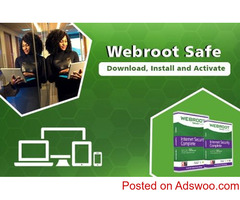 Webroot.com/safe - Enter Product Code - Install Webroot