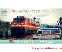 Choose Quality and Full-time Medication inside Train Ambulance Service Patna | ASHA