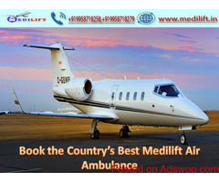 Emergency Medilift Air Ambulance Service in Bangalore Anytime