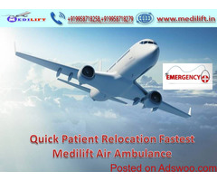 ICU Emergency Commercial Air Ambulance Service in Kolkata
