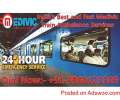 Get Reliable Medivic Train Ambulance Services in Allahabad with Best Medical Setup