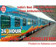 Get Reliable Medivic Train Ambulance Services in Bhopal with Full ICU Setup