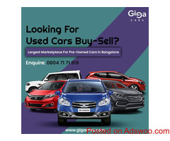 Used Cars in Bangalore - Second Hand Cars for Sale | GigaCars