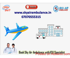Book Now Air Ambulance Service in Cooch Behar with Instant Shifting