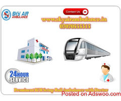 Book Superlative ICU Rail Ambulance Service in Mumbai