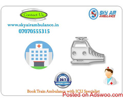 Get Secure Patient Displacement in Chennai by Sky Train Ambulance