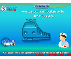 Hire Rail Ambulance Service in Bangalore with Paramedical Support