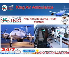 ICU Setup King Air ambulance in Kolkata-Air Ambulance Kolkata Cost