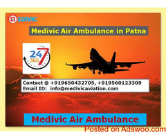 Medivic Air Ambulance in Patna-Advance Tools Offered