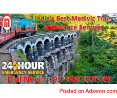 Medivic Train Ambulance in Delhi for Emergency patient Transfer at Low Cost