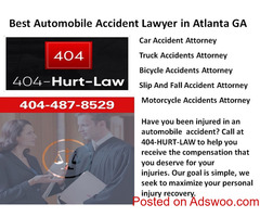 Best Automobile Accident Lawyer in Atlanta GA | 404 Hurt Law