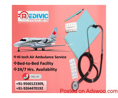 Avail Matchless Amenities by Medivic Air Ambulance in Hyderabad