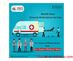 Best and cost effective king ambulance service in sri Krishna puri