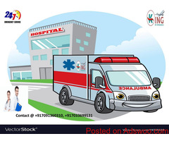 King Ambulance Service in Punaichak with ventilator cardiac Ambulance