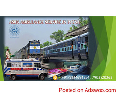 Get a suitable Train ambulance for your patient at any time | Asha