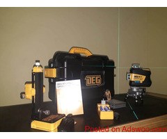 Laser Level 16 Lines 4D Green Laser Beam Horizontal/Vertical Cross Line Laser Level