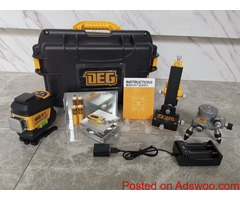 Laser Level 16 Lines 4D Green Laser Beam Horizontal/Vertical Cross Line Laser Level