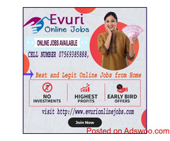 Full Time / Part Time Home Based Data Entry Jobs