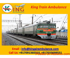 Get King Fastest Train Ambulance from Patna to Mumbai for Best and Affordable Cost
