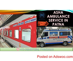 Transfer your bone affected patient with full arrangement in Train Ambulance Service in Patna | Asha