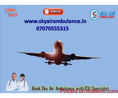 Utilize Commercial Air Ambulance Service in Raigarh at Minimum Rate