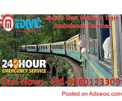 Get Best and Affordable Medivic Train Ambulance in Lucknow for Well Facility