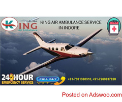 Choose Finest ICU Emergency Air Ambulance in Indore by King