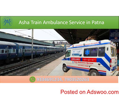 Get your best Train Ambulance Service in Patna by just one call |ASHA