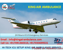 Best ICU Services by King Air Ambulance in Guwahati for Relocation