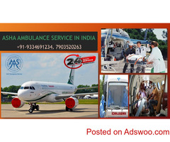 Cavid Patient Transfer with Best Medical Team in Air Ambulance Service in Patna | ASHA