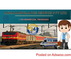 Get Train Ambulance Service for covid patients with quality and full-time medication |ASHA