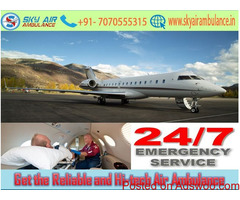 Select Air Ambulance in Bhopal with Life-Care Facility