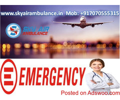 Book Advanced Emergency Air Ambulance in Delhi