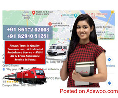 Choose India's best Doctors in Train Ambulance Service Patna to Delhi | ANSH\