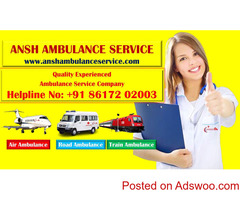 Once Call and Ensure Train Ambulance Services in Patna at Best Price | ANSH