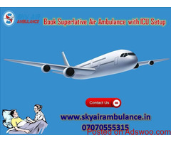 Utilize Air Ambulance Service in Hyderabad with MD Physician
