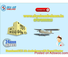 Take Air Ambulance Service in Kharagpur with Superlative ICU Facility