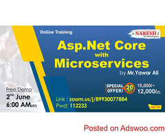 Asp.Net Core with Microservices in Hyderabad.