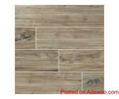 SHOP NOW CATALINA TEAK 8X48 POLISHED PORCELAIN TILE