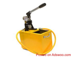 Water Pressure Test Pump Pipe Pressure Testing Pump