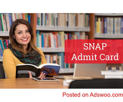 SNAP Admit Card 2019 .