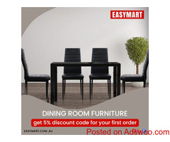 Buy Small and Large Dining Table and Chairs Set From EasyMart