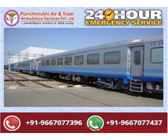 Get Best and Safe Panchmukhi Train Ambulance Services in Kolkata