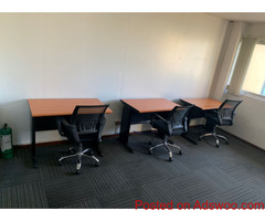 15sqm Office for Lease Makati 5-6 Seating-Capacity