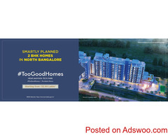 Flats near Manyata Tech Park | 2 bhk Apartment in Thanisandra | #TooGoodHomes