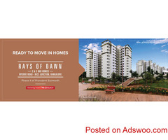2 & 3 BHK Flats in Mysore Road, Bangalore | Provident Rays of Dawn