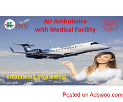 Pick Reliable ICU Setup King Air Ambulance in Mumbai with Doctor
