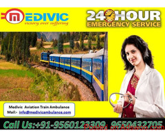 Use Fast Medical Train Ambulance in Patna at Low Cost by Medivic Aviation